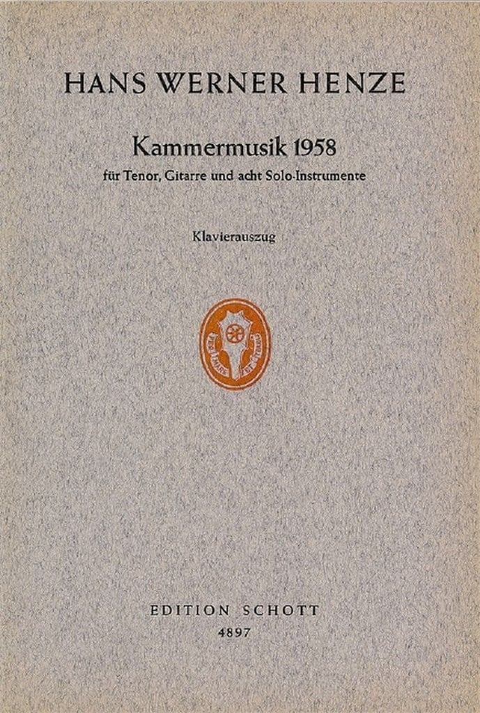 Kammermusik 1958 Ka